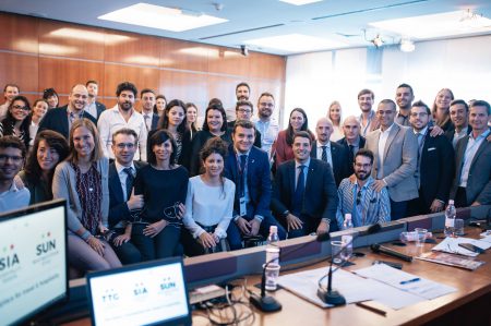 Rappresentanti del Comitato Giovani Albergatori di Federalberghi Garda Veneto in trasferta a Roma